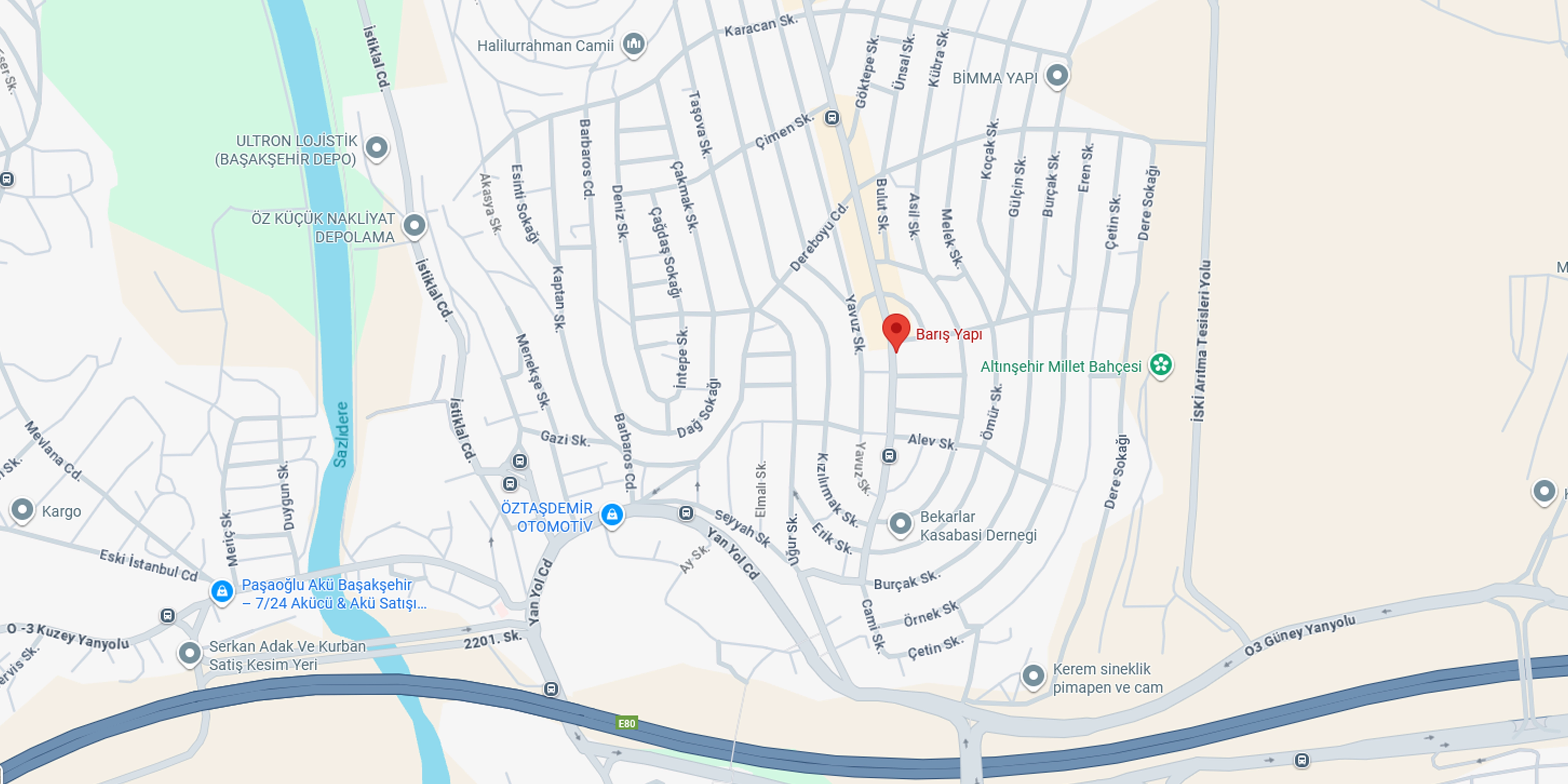 Barış Yapı Hizmetleri - Konum Haritası